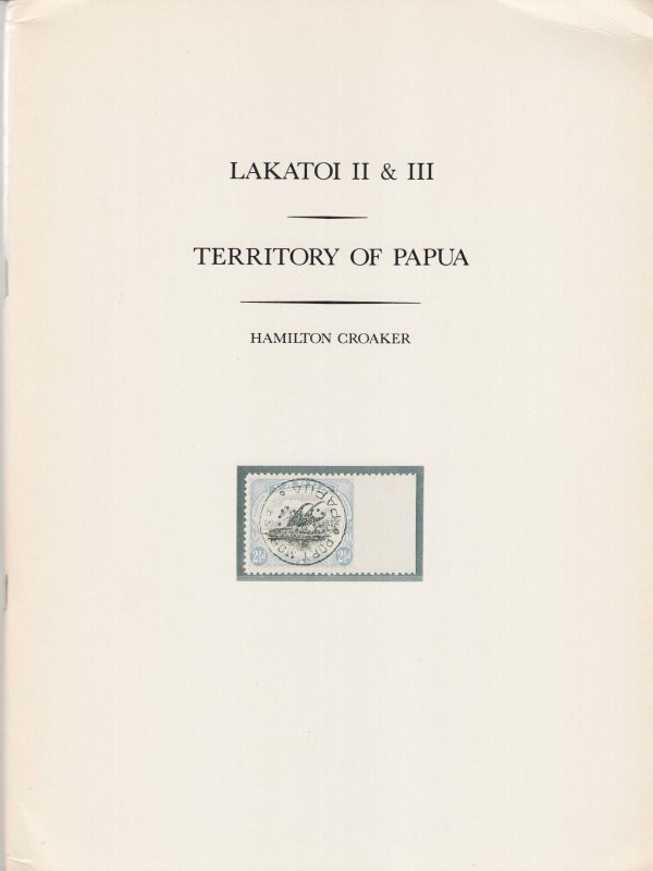 Lakatoi I, II & III, by Hamilton Croaker. 1977, 2 volume set, clean, unmarked