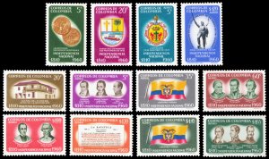 Colombia 1960 Scott #719-721, C377-C385 Mint Never Hinged