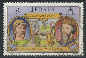 Jersey 1982 - 8p Links with France - SG293 used