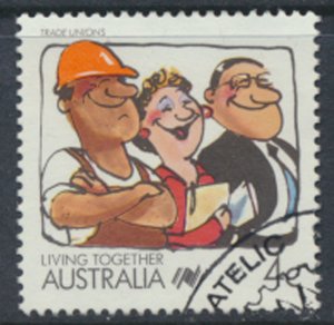 Australia SG 1114 Used Living Together Unions SC# 1056 w/fd cancel see scan