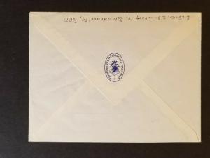 1968 Tahiti French Polynesia to Hamburg West Germany Advertising Air Mail Cover