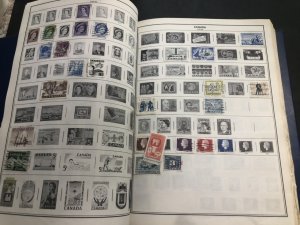 STATESMAN DELUXE STAMP ALBUM Lots Of Nice Stamps Might Find Some Gems