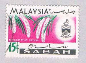 Malaysia Sabah 22 Used Flowers (BP25119)