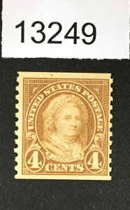 MOMEN: US STAMPS  # 601 MINT OG NH LOT #13249