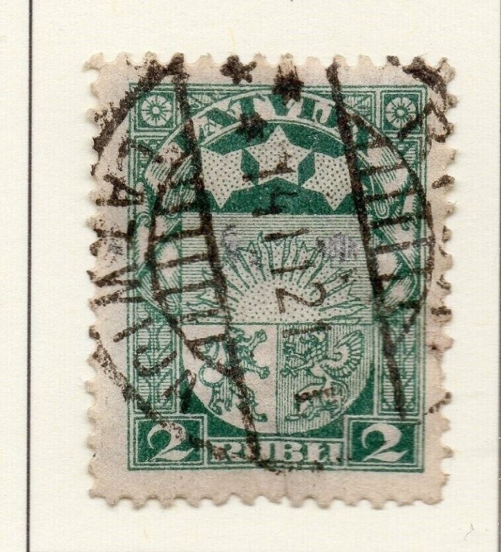 Latvia 1921-22 Early Issue Fine Used 2r. Postmark NW-91888