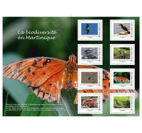 2022 France Biodiversity in Martinique Sheet of 8 (Scott NA) MNH