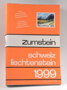 ZUMSTEIN Schweiz Liechtenstein 1999 Specialized Stamp Catalog Philatelic Gudance