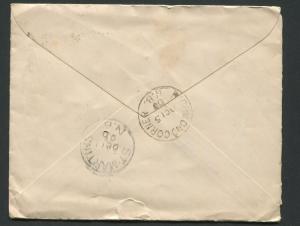 NEW BRUNSWICK SPLIT RING TOWN CANCEL COVER BAY VIEW