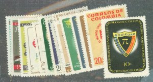 Colombia #713/742 Unused Single