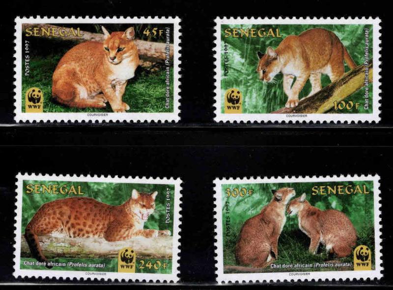 Senegal Scott 1294-1297 MNH** WWF cat stamp set