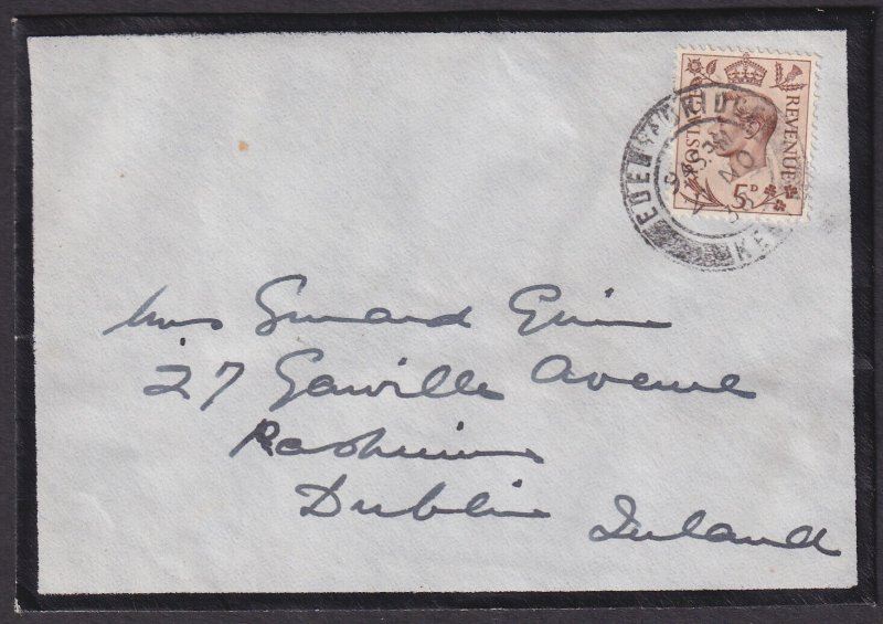GREAT BRITAIN -  GEORGE VI 1938 (21 Nov) 5d brown on plain - 33942