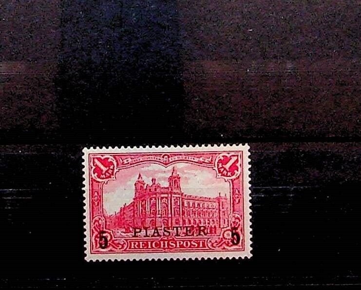 GERMAN OFFICES IN TURKEY Sc 21 LH ISSUE OF 1900 - 5P ON 1M