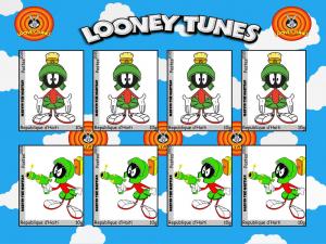 HAITI SHEET CINDERELLA IMPERF LOONEY TUNES MARVIN MARTIAN#17