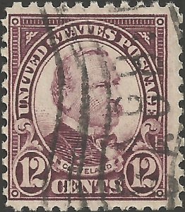 # 564 Used Brown Violet Grover Cleveland