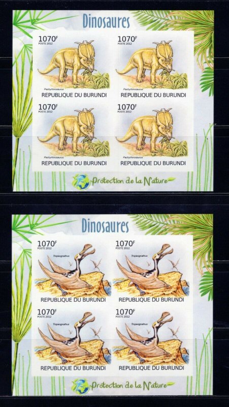 BURUNDI - 2012 Dinosaurs   M2501