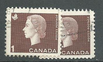 Canada  401  (2)   used VF PD 1963