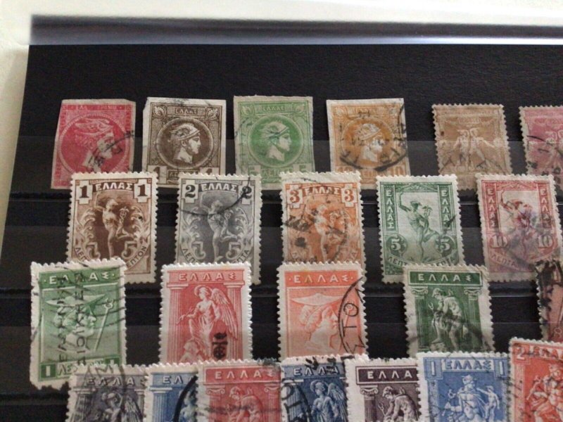 Greece mixed used stamps A10487