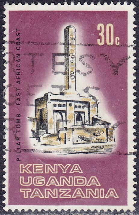 Kenya KUT - 1967 - Scott #176 - used - Pillar Tomb