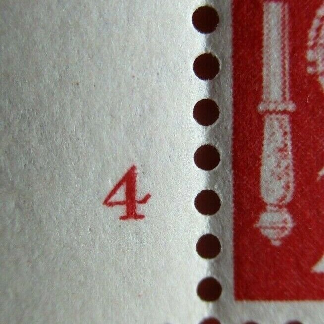 SG532 1953 Coronation 2.5d Red Cylinder Strip 4 No Dot MM Elizabeth II Great Brt