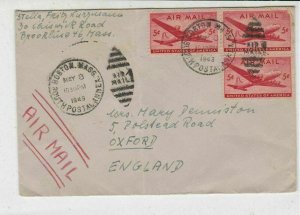 U. S. 1949 Boston Mass. Cancels Cancel Mark Airmail Plane Stamps Cover Ref 35100