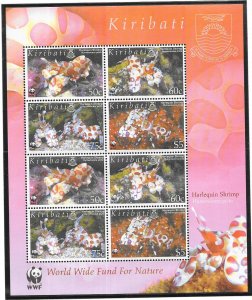 Kiribati #878a  World Wide Fund For Nature.  (MNH) CV $22.50