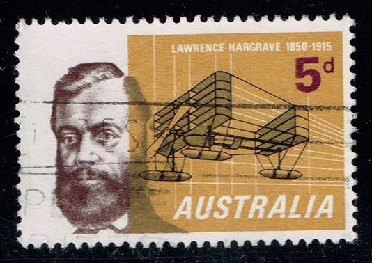 Australia #391 Lawrence Hargrave & Seaplane; used (0.25)