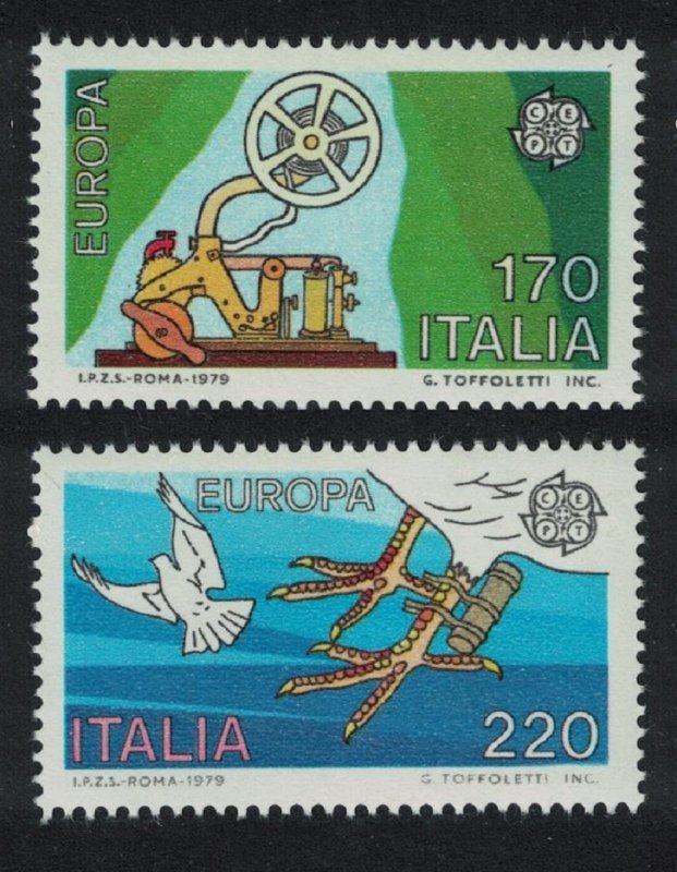 Italy Birds Post and Telecommunications Europa CEPT 2v 1979 MNH SG#1605-1606