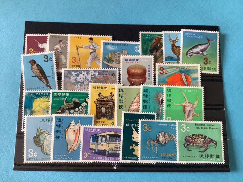 Ryukyu Islands 1965-1968 Mint Never Hinged  Stamps R46348 