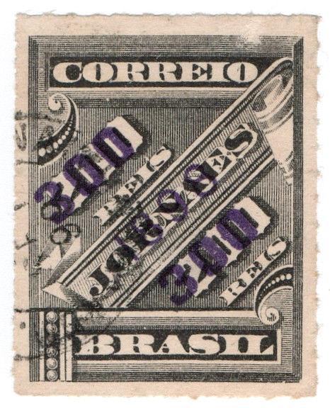 (I.B) Brazil Postal : Newspaper Post 300r on 200r OP