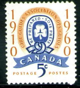 CANADA Scott 389 MNH** 1960 Girl guide stamp