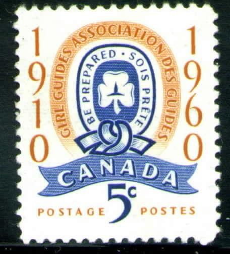 CANADA Scott 389 MNH** 1960 Girl guide stamp
