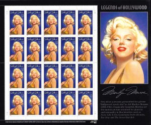 United States Marilyn Monroe Souvenir Sheet (#2967)