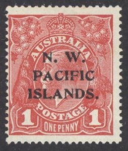 North West Pacific Islands Sc# 41 MH 1918-1923 1p overprints Definitives