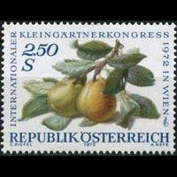 AUSTRIA 1972 - Scott# 928 Pears Set of 1 NH