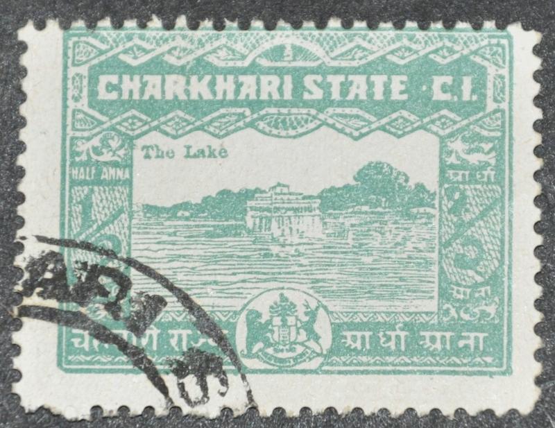 DYNAMITE Stamps: India Charkhari Scott #28  USED