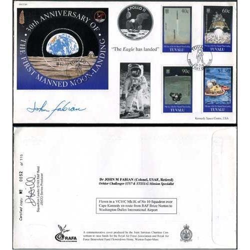 JS(CC)64e 30th Ann of the 1st Manned Moon-Landing Signed by John Fabian