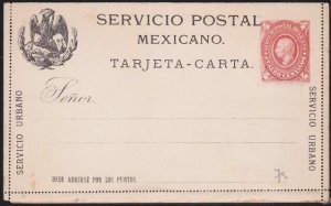 MEXICO Early lettercard - unused...........................................a5001