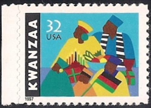 #3175 32 cent Kwanza, mint OG NH F-VF