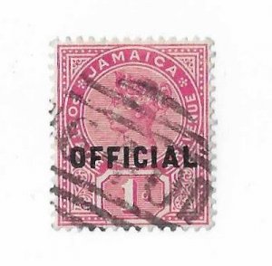 Jamaica Sc #03 1p official used with '049' cancel VF