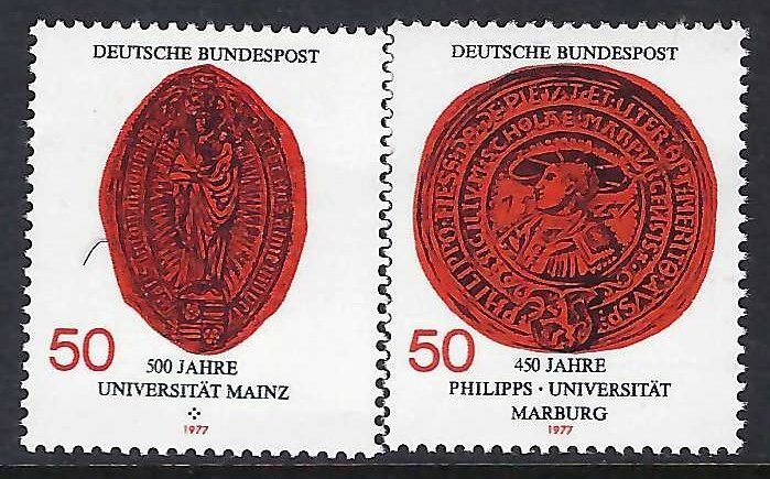 Germany 1252-53 MNH Z2341-1