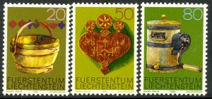 LIECHTENSTEIN 1980 ALPINE FARM TOOLS Set Sc 687-689 MNH