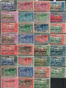 Inini 1932-1940 Mint SC 1-40 SCV $106.00 Set