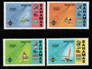 BAHAMAS SG382/5 1972 OLYMPIC GAMES MNH