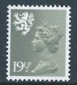 Great Britain-Scotland #SMH38 NH 19 1/2p Queen Elizabeth - Type I