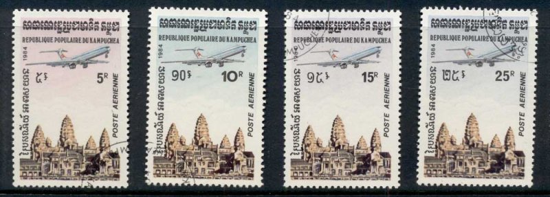 Cambodia 1984 Airpost, Poste Aerienne at Right CTO