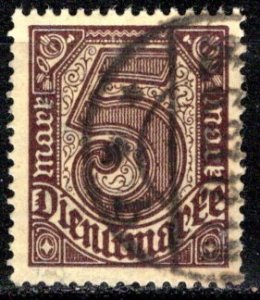 Germany Reich Scott # O13, used, exp.h/s, Mi# D33a