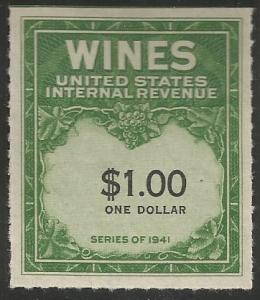 U.S. Scott #RE173 Wine Stamp - Mint Single