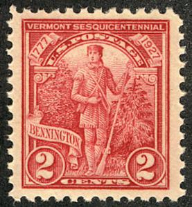 US #643 SCV $50.00 XF-SUPERB JUMBO mint never hinged, super nice stamp, bold ...