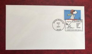 2001 peanut character Snoppy (scott 3507) FDC