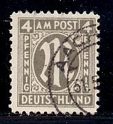 Germany AM Post Scott # 3N3, used, variation